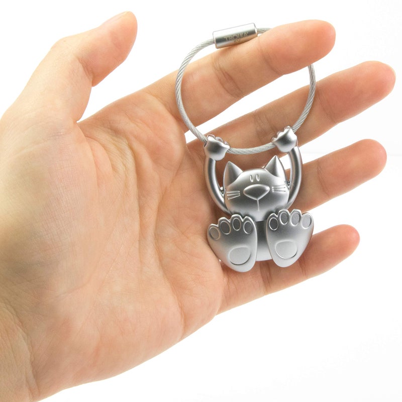 Troika Tabby Cat Keyring (KR1020MA) - Image 5